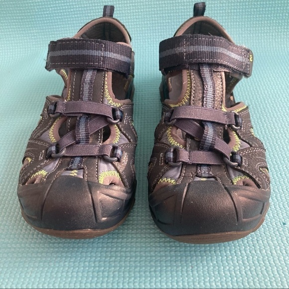 Merrell Hydro Hiker Sandals Boy's Size 3 US Navy/Green - MC53375. - Picture 2 of 8